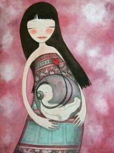 Baby heart headphones