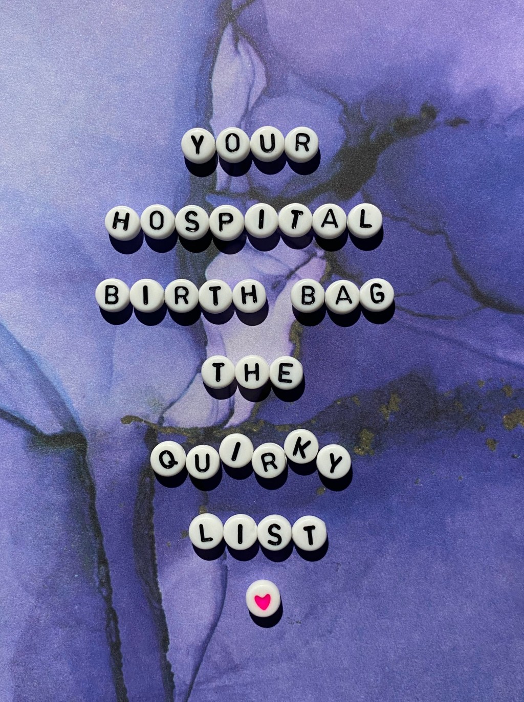 What to pack in your hospital/birth centre bag: the quirky&nbsp;edit!